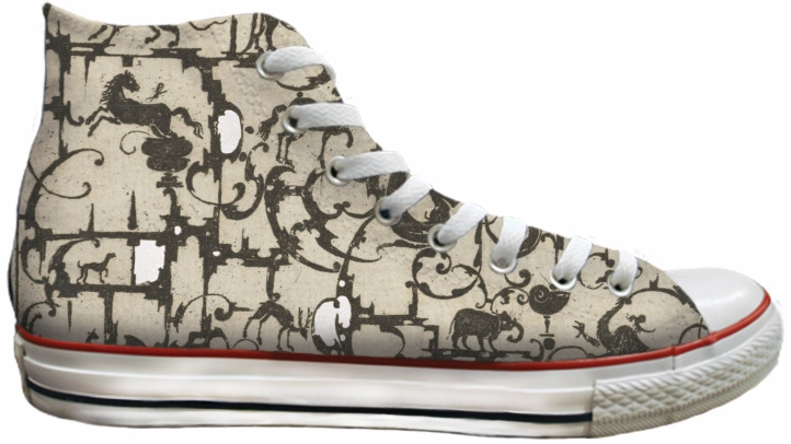 Body Align Zen Step Baggins Original Hi Tops Ornamental Blackwork