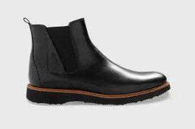 Samuel Hubbard Men's 24 Seven Black Leather Year Round