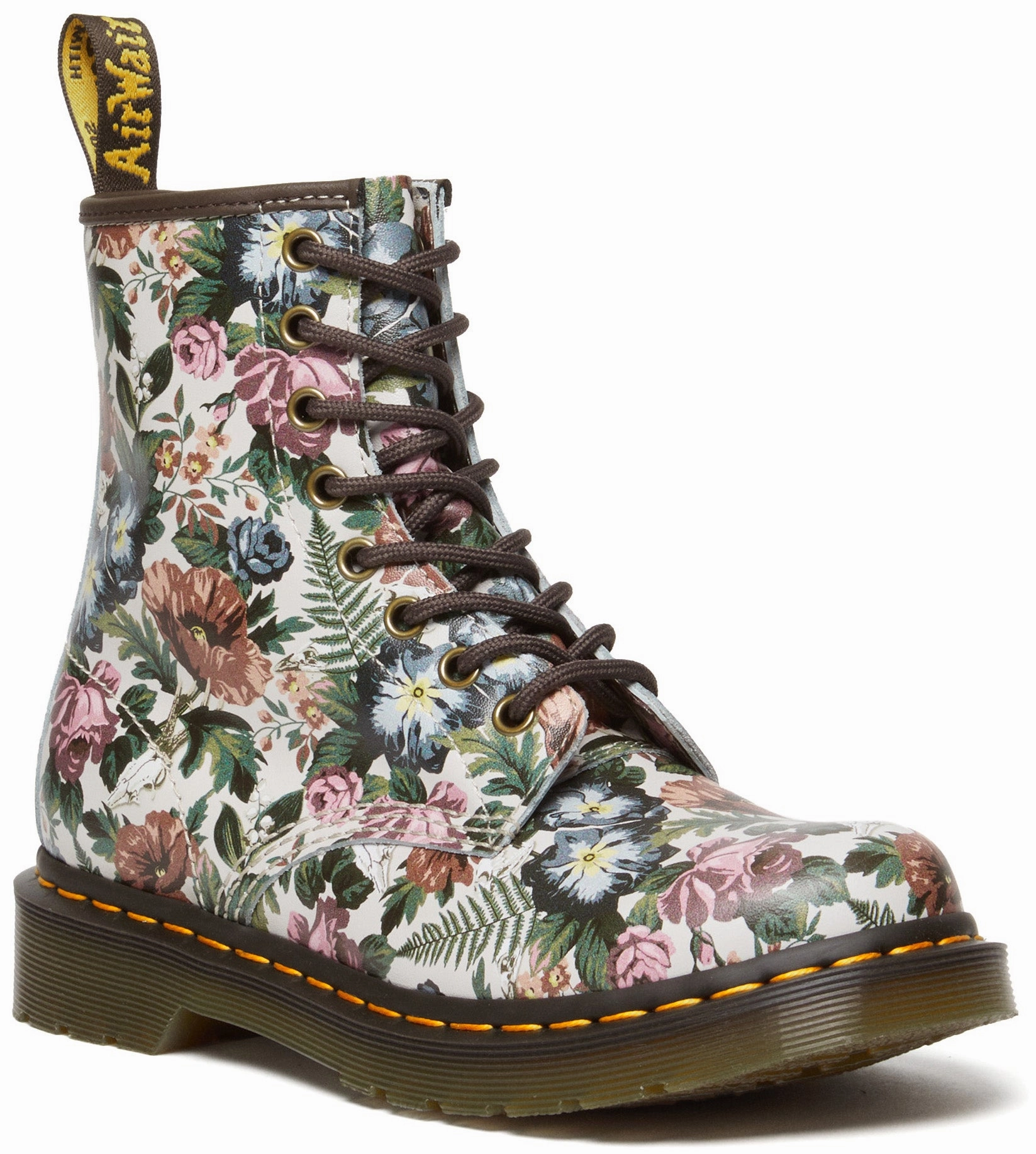 Weather resistant Dr. Martens Womens 1460 English Garden Print