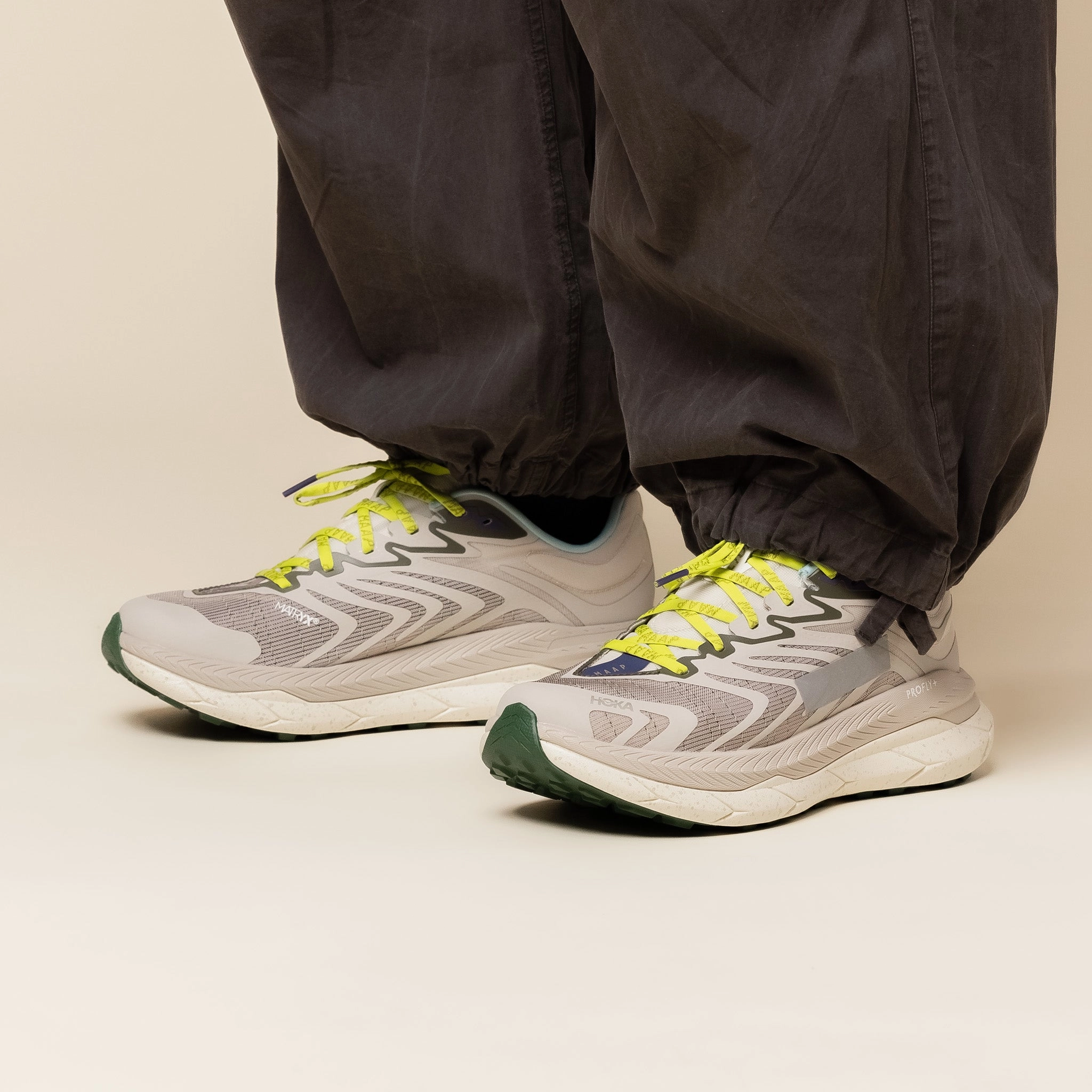 Hoka x MAAP - U Tecton X2 MAAP - Limeade Stylish Footwear