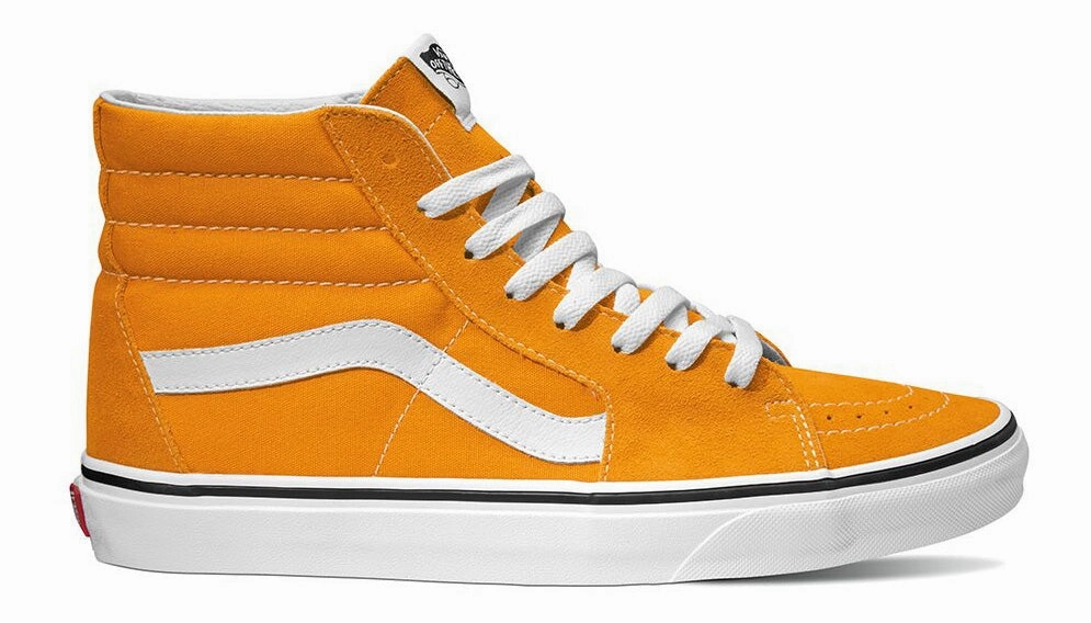 Neutral Glow Vans Sk8-Hi Dark Cheddar/ True White