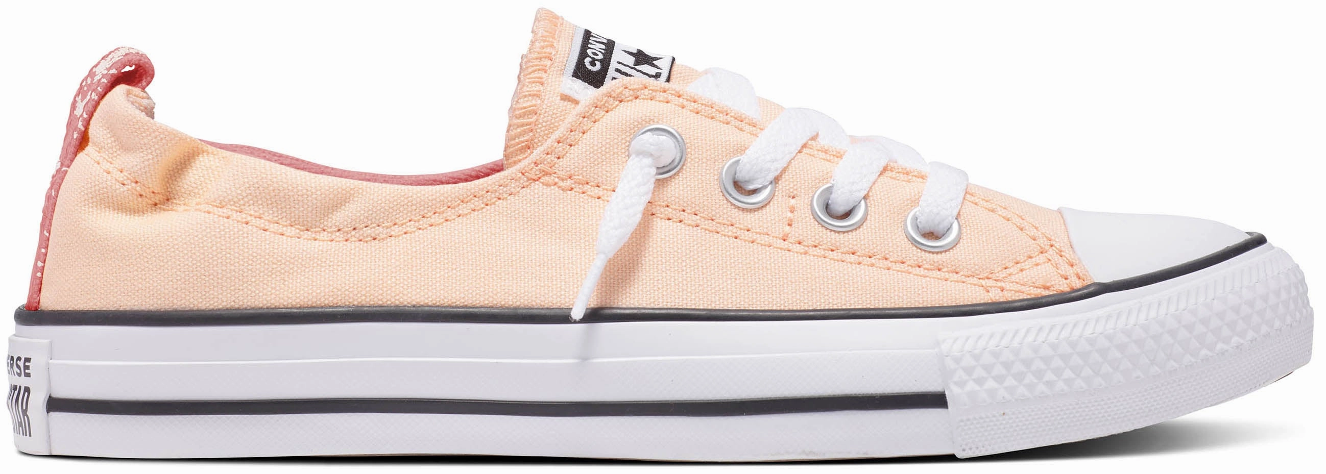 Converse Womens Chuck Taylor All Star Shoreline Slip Summer Florals Cheeky Coral/Lawn Flamingo Hero Mode Street Edge