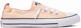 Converse Womens Chuck Taylor All Star Shoreline Slip Summer Florals Cheeky Coral/Lawn Flamingo Hero Mode Street Edge