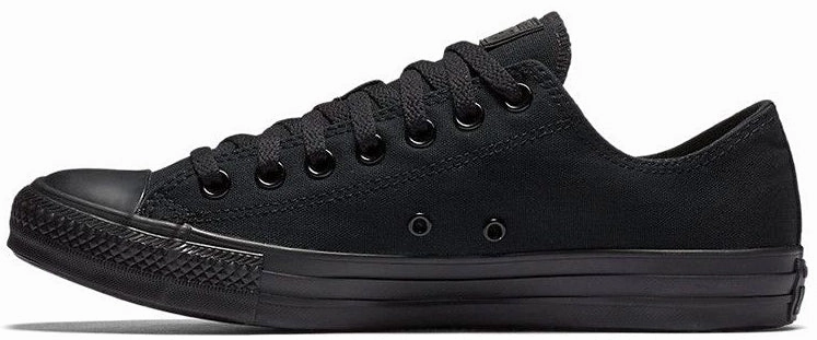 Converse Chuck Taylor All Star Low Top Wide Width Monochrome Black Cushioned Insole