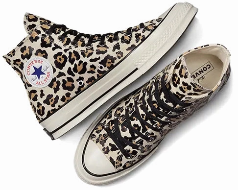 Snow Warm Converse Chuck Taylor All Star 1970s Hi Top Glow In The Dark Egret/Light Fawn/Black