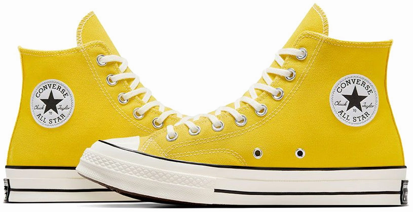 Converse Chuck Taylor All Star 1970s Hi Top Golden Wren/Egret/Black Comfort Heel