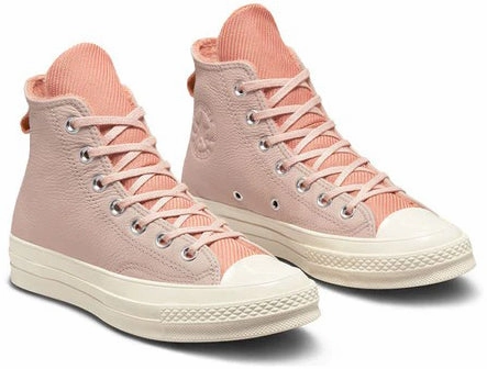 Field Fast Converse Chuck Taylor All Star 1970s Hi Top Stone Mauve/ Terra Blush