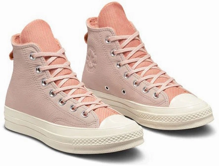Field Fast Converse Chuck Taylor All Star 1970s Hi Top Stone Mauve/ Terra Blush