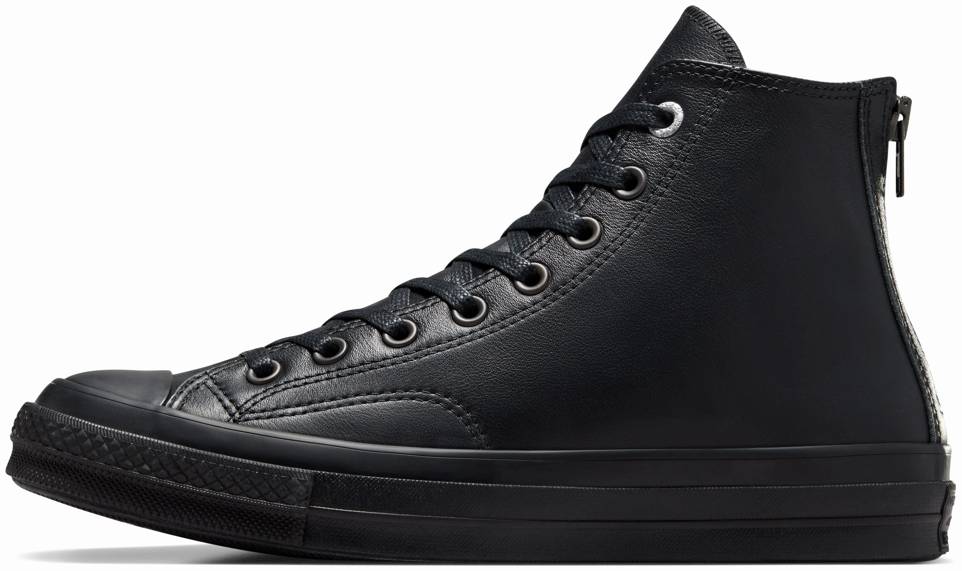 Converse Chuck Taylor All Star 1970s Hi Top Zip Monochrome Black Fairy Step