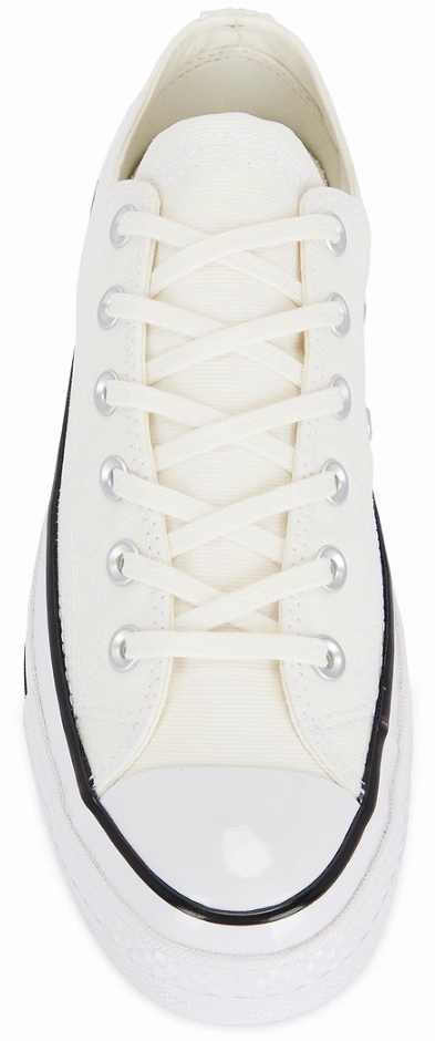 Media Pop Converse Chuck Taylor All Star 1970s Low Top Multi-Stitch Cotton Egret/ White/ Vintage White