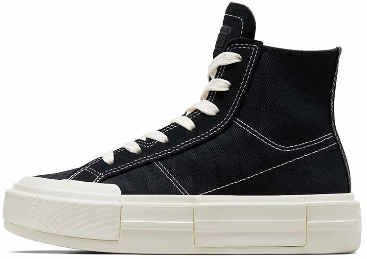 Strong Step Zip Fast Converse Chuck Taylor All Star Cruise Hi Top Black/Egret/Black