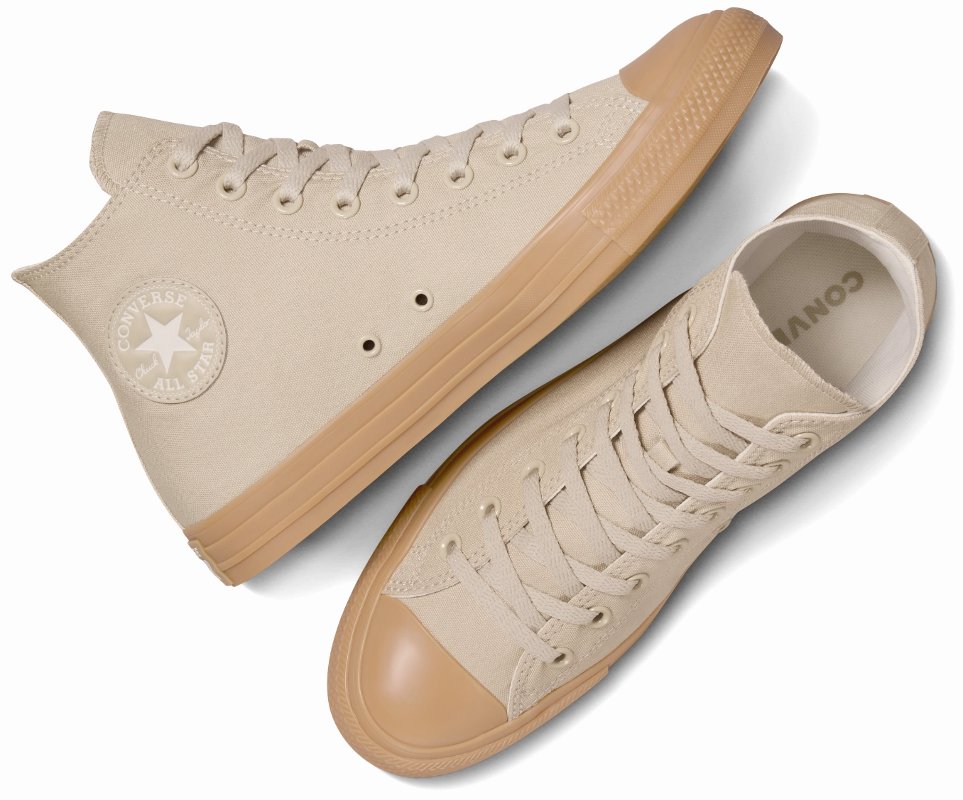 Converse Chuck Taylor All Star Hi Top Beach Stone/Vintage White Jungle Path Corner Style