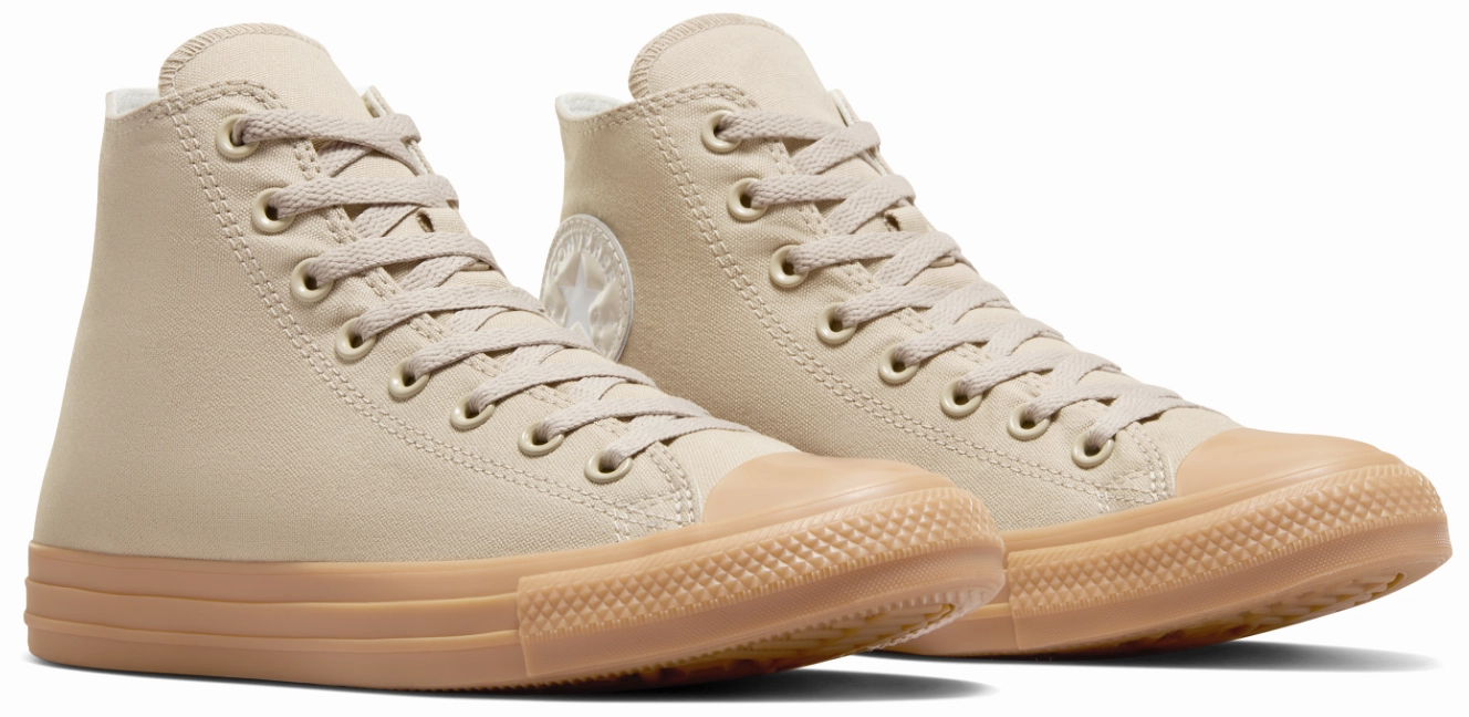 Durable Material Converse Chuck Taylor All Star Hi Top Beach Stone/Vintage White