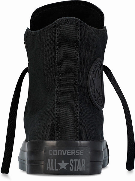 Converse Chuck Taylor All Star Hi Top Black Monochrome World Walk Silk Feel