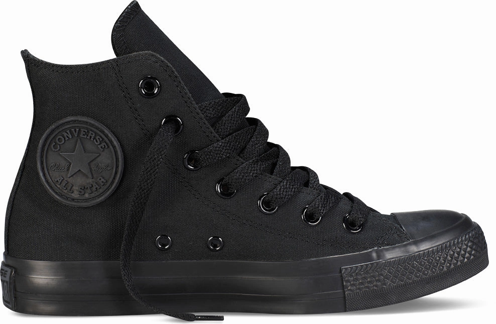 Island Step Converse Chuck Taylor All Star Hi Top Black Monochrome