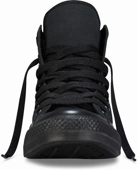 Street Edge Court Fast Converse Chuck Taylor All Star Hi Top Black Monochrome