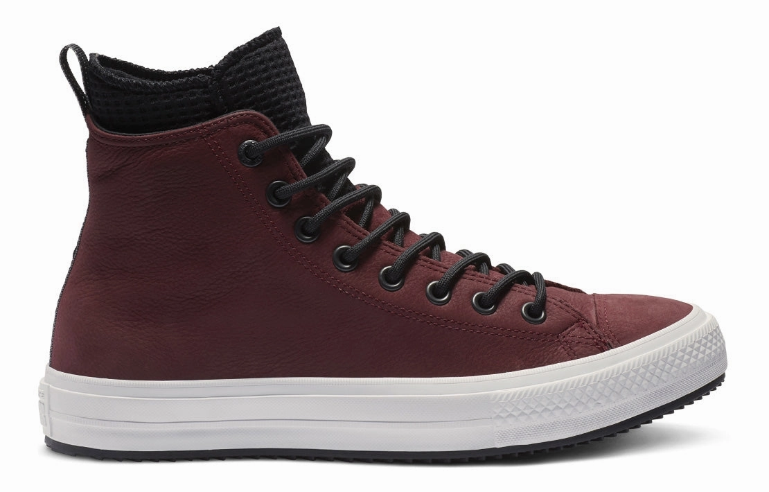 Converse Chuck Taylor All Star Hi Top Dark Burgundy/Black/White Low Profile night walk