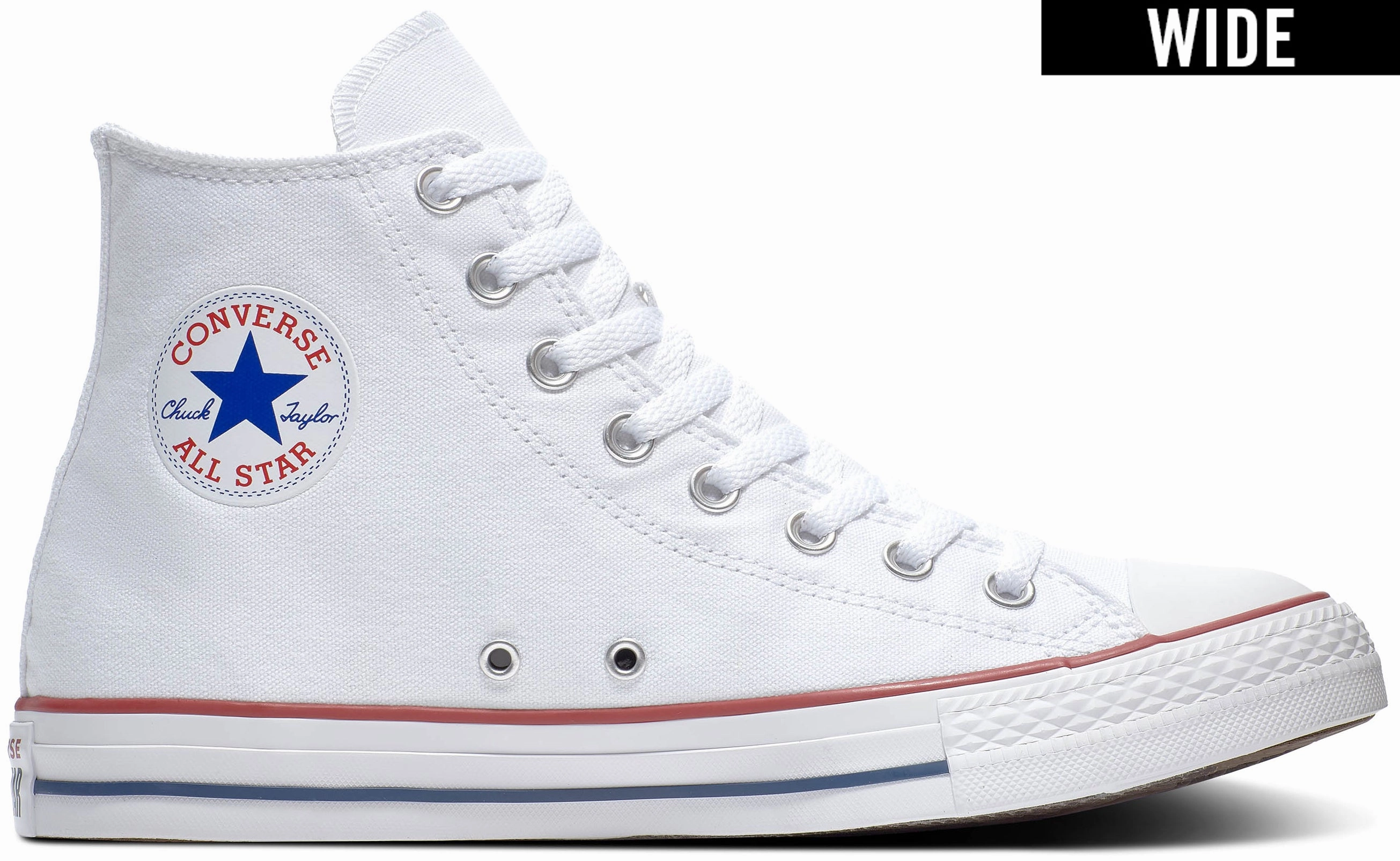 Converse Chuck Taylor All Star Hi Top Wide Width White Fantasy Path