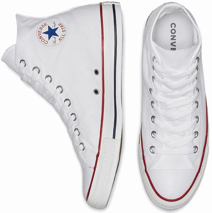 Palm Base Nature Walk Converse Chuck Taylor All Star Hi Top Wide Width White