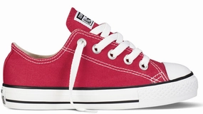 Converse Chuck Taylor All Star Kids Low Top Red kids' athletic shoes Fancy kids' clothing