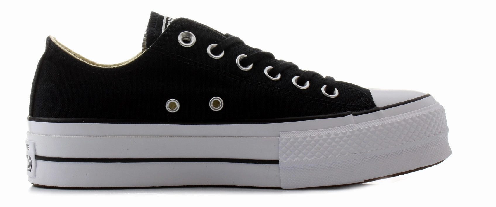 Comfortable Swim Ready Converse Chuck Taylor All Star Lift Women's Low Top Black/White/White