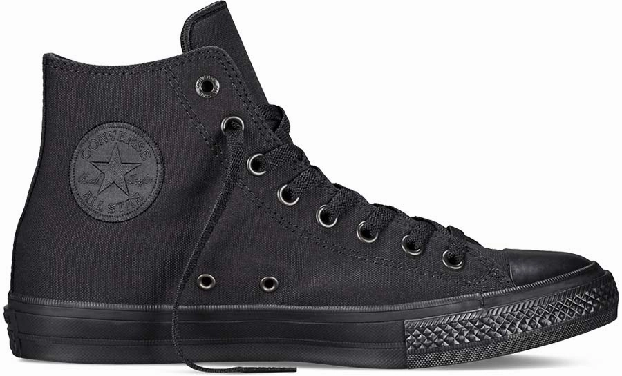 Converse Chuck Taylor II Hi Top Black/Black/Black Strap Mode