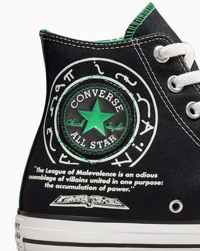 Synthetic Upper Comfortable Design Converse Hi Tops Dungeons &amp; Dragons Black/Green