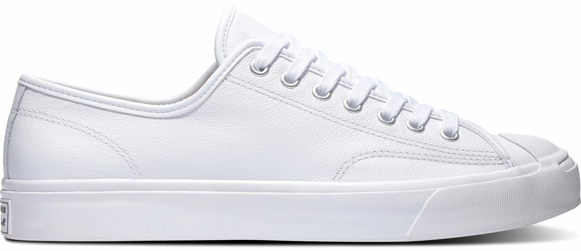 Viral Pop Converse Jack Purcell Low Top White Leather