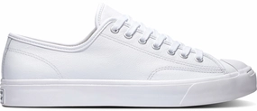 Converse Jack Purcell Low Top White Leather Easy Flow Quick Dash