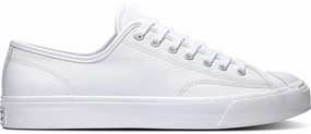 Converse Jack Purcell Low Top White Leather Easy Flow Quick Dash