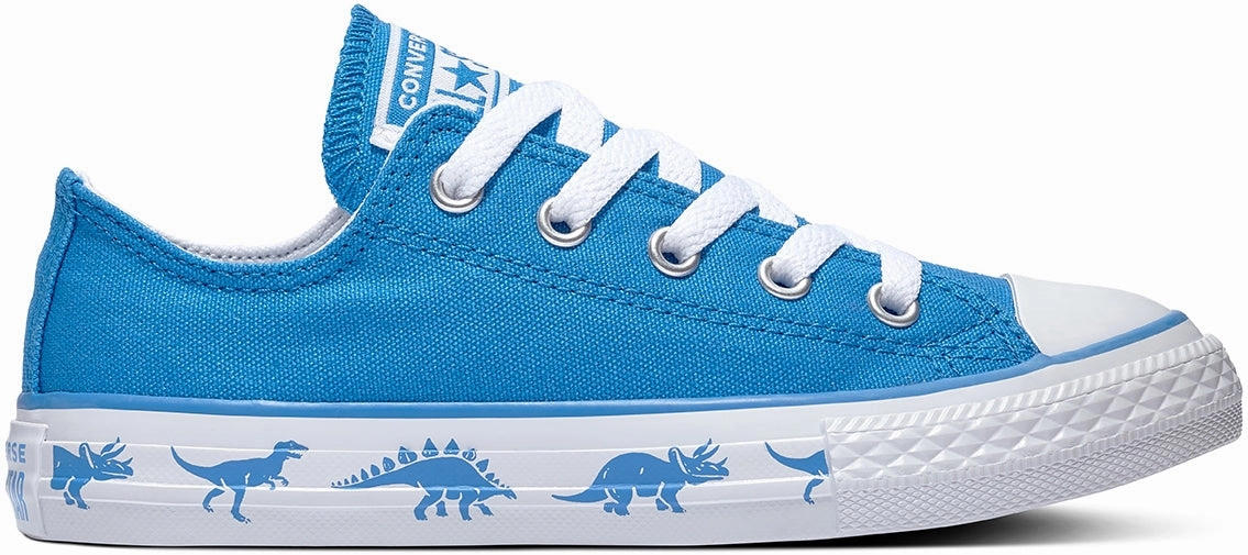 Converse Kid's Chuck Taylor All Star Low Top Blue/White/White Kids' party shoes