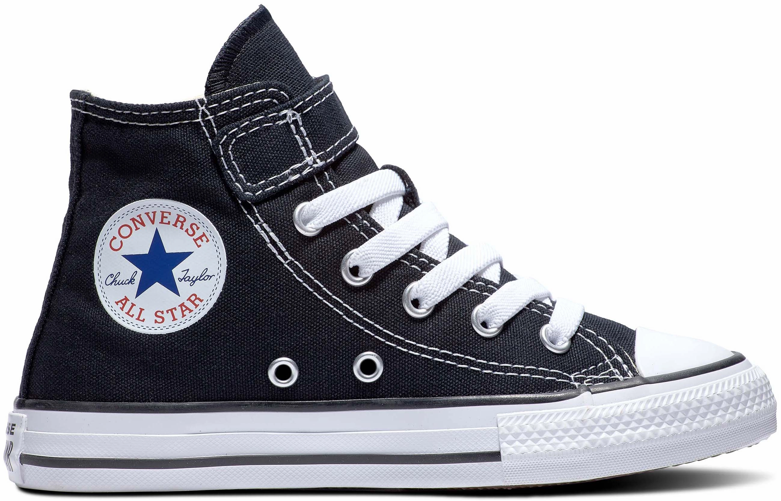 Converse Kids Chuck Taylor All Star 1V Hi Top Black/Natural White Kids' sandals Anti Odor