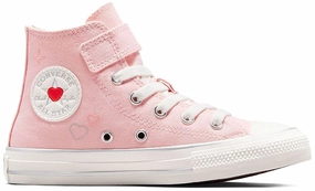 Converse Kids Chuck Taylor All Star 1V Hi Top Donut Glaze/Vintage White Smooth Surface Preschool - sized shoes