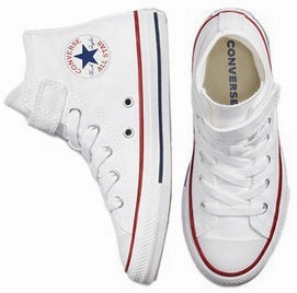 Converse Kids Chuck Taylor All Star 1V Hi Top Easy-on White Easy To Clean