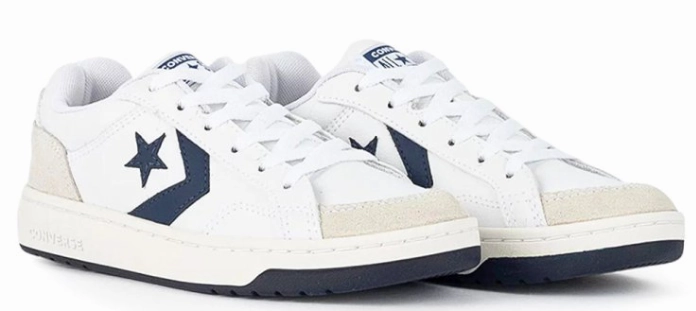 Converse Pro Blaze Classic Low Top White/Navy/Vaporous Gray Stable Step Sun Guard