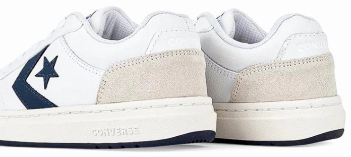 Converse Pro Blaze Classic Low Top White/Navy/Vaporous Gray Travel Light