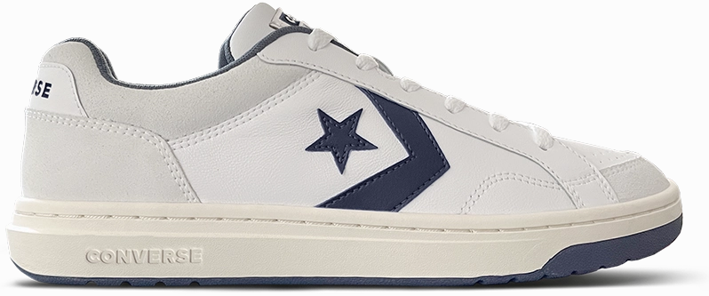 Converse Pro Blaze Classic Low Top White/Navy/Vaporous Gray Secure fit Foot Support