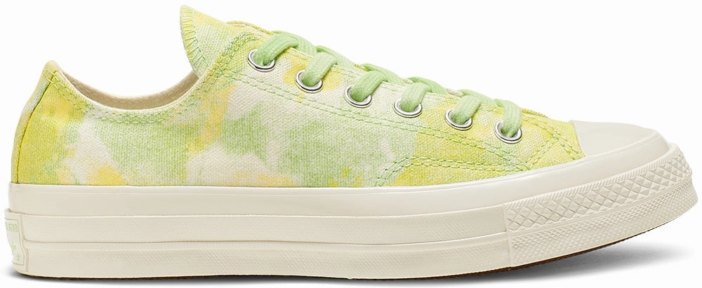 Converse Womens Chuck Taylor All Star 70s Low Top Light Aphid Green/Fresh Yellow Adjustable Straps spring fresh