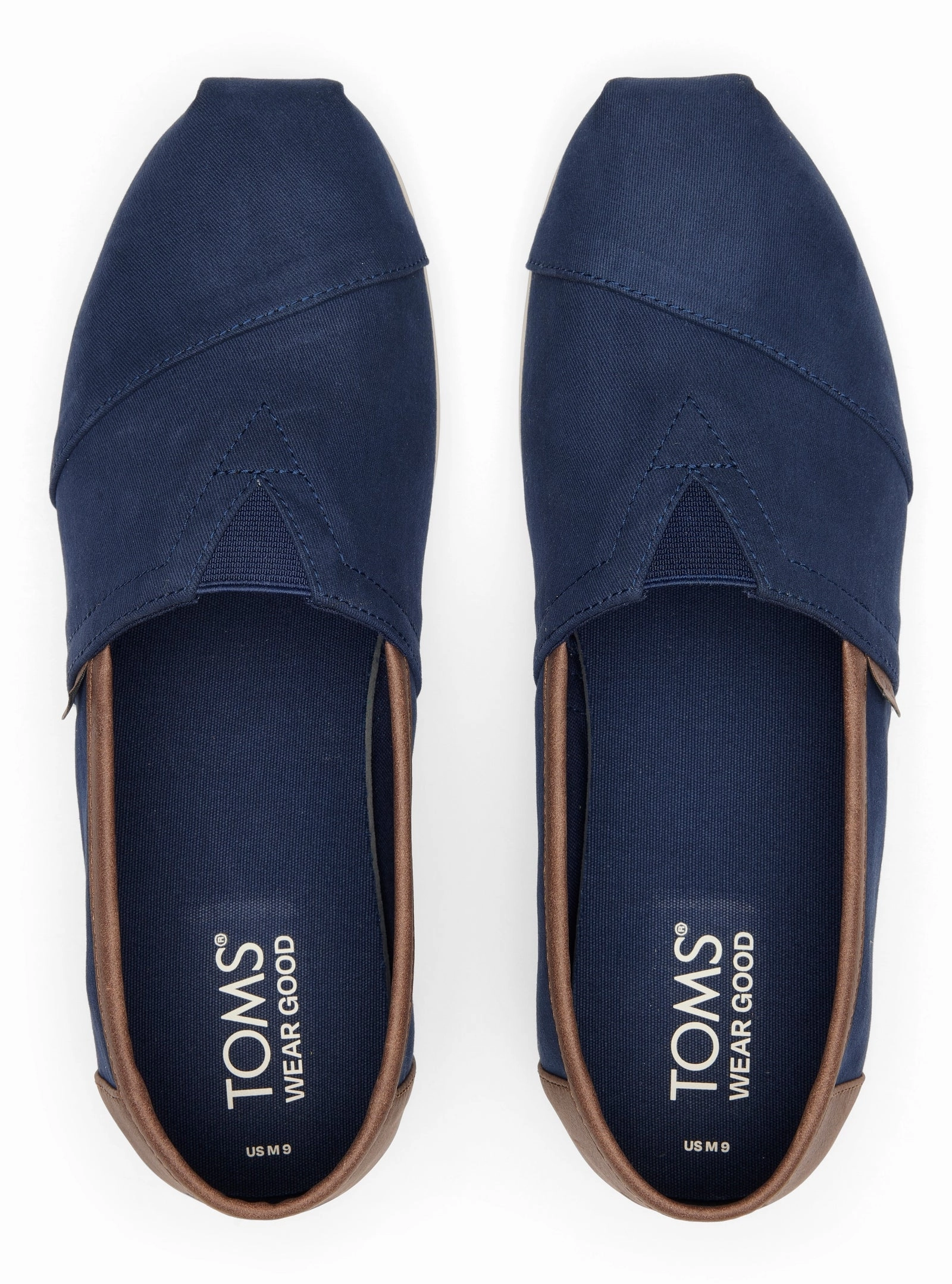 Men's Alpargata Classic - Navy/Tan Comfort Platform