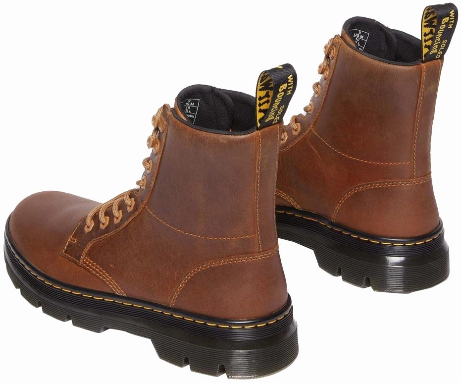 Dr. Martens Tract Combs Leather Warm Tan Neutral design Neutral Colors
