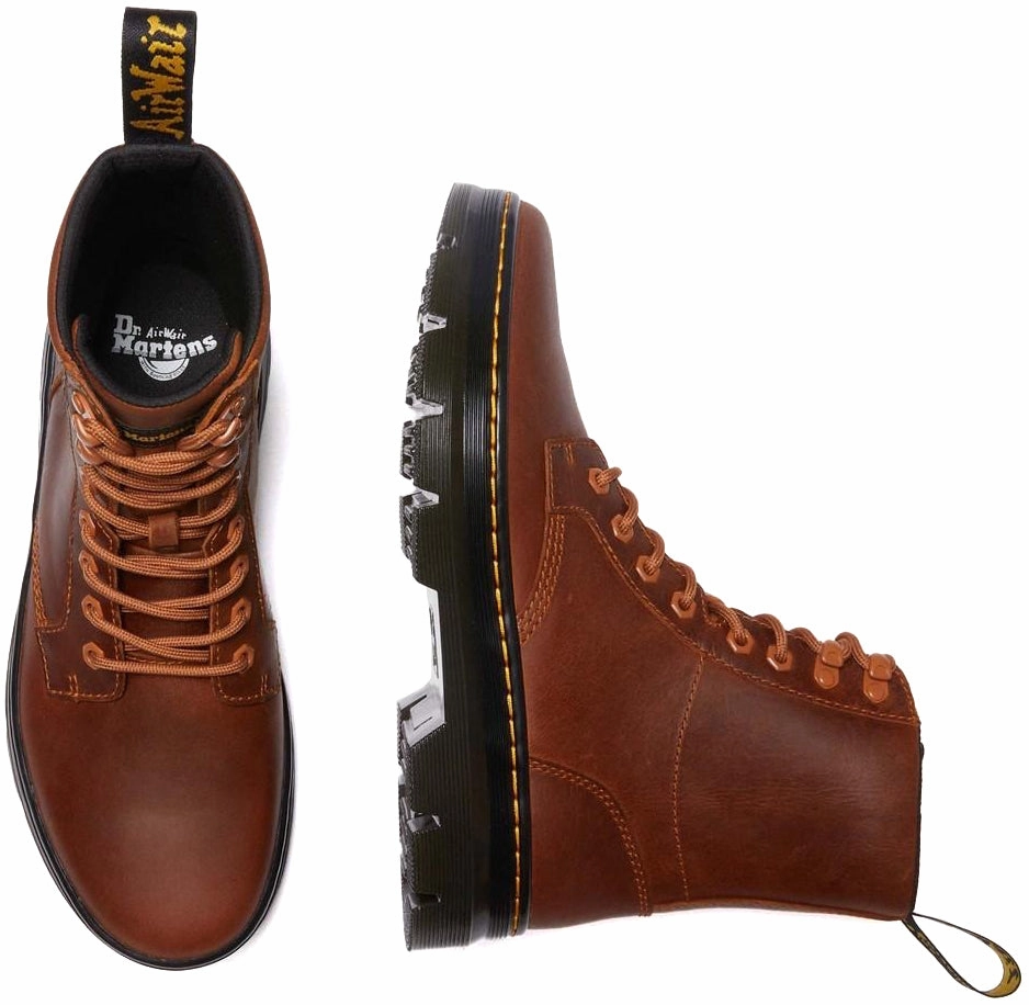 Dr. Martens Tract Combs Leather Warm Tan Functional