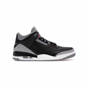 Breathable fabric Jordan 3 Retro OG Black Cement (2024)