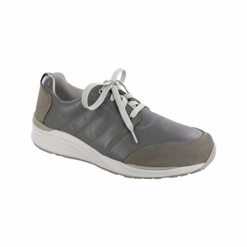 Tidy look Traction Grip SAS Men's Venture Lace Up Sneaker Gray