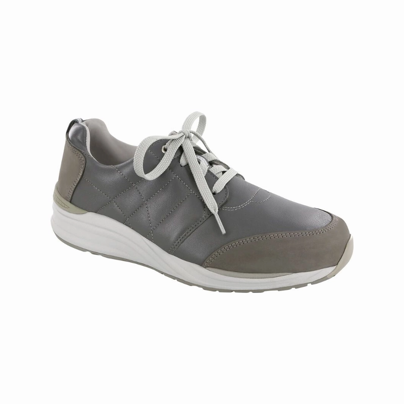 Bouncy Rebound Neutral Cushioning SAS Men's Venture Lace Up Sneaker Gray