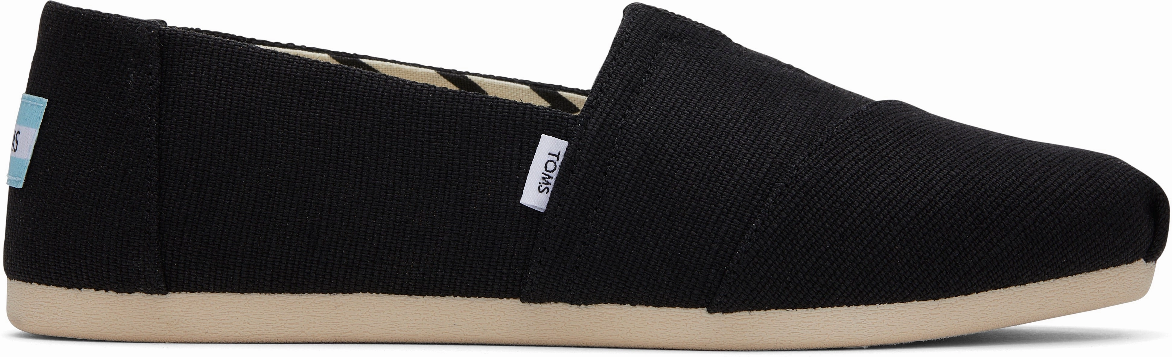 Relaxation Shoes All Day Wear Women's Alpargata Classic - Black Canvas