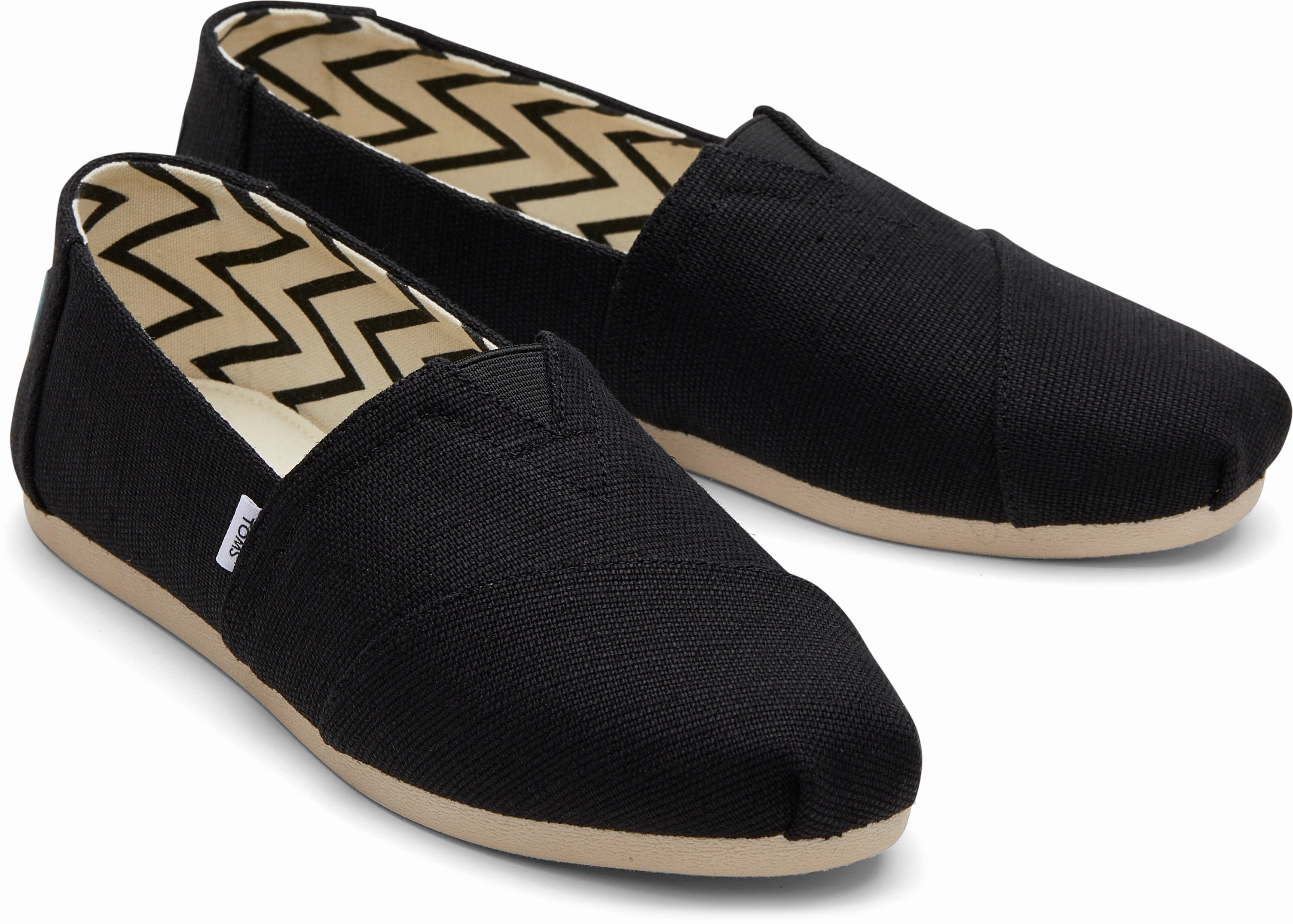 Women's Alpargata Classic - Black Canvas Ultra Flexible