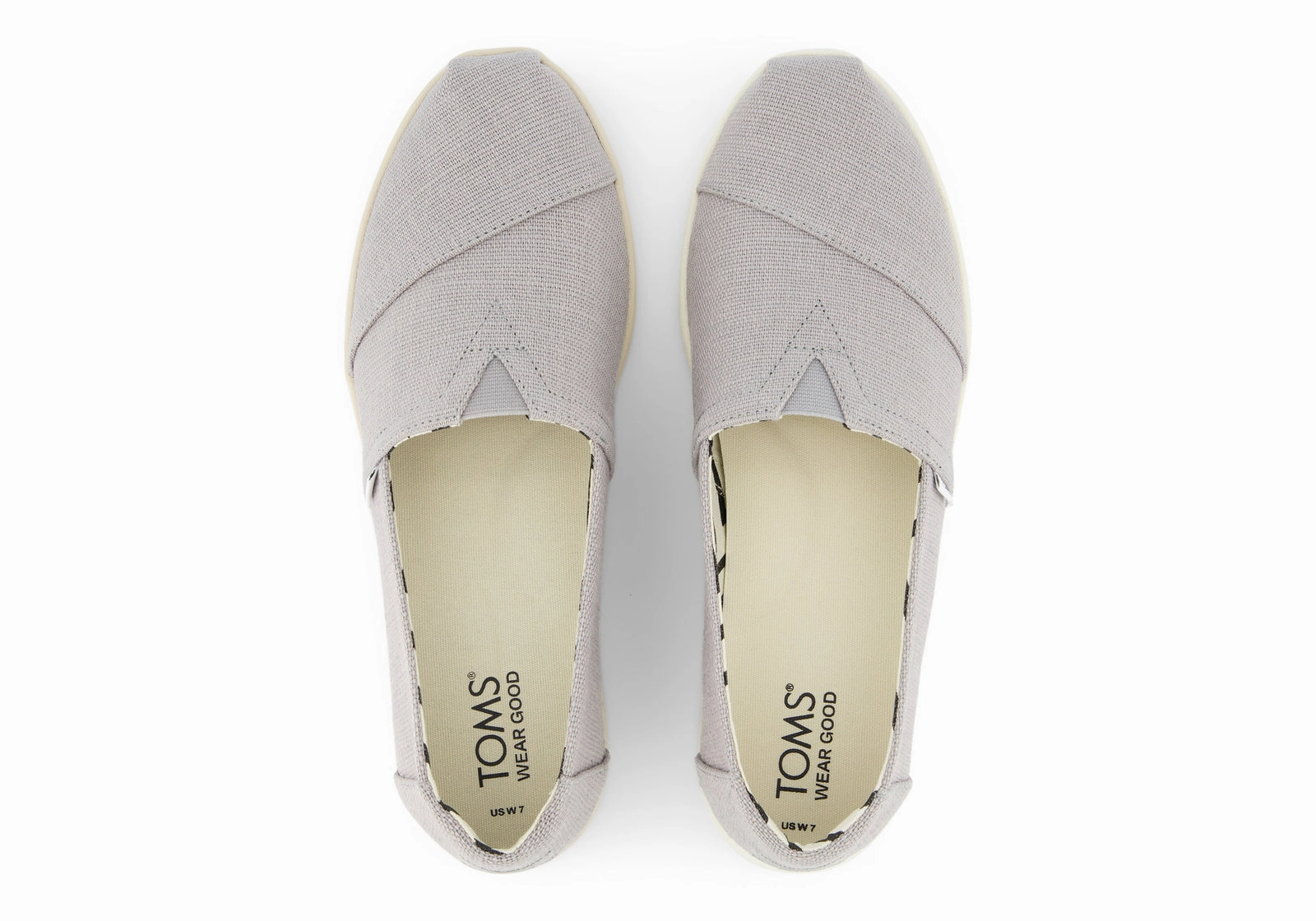 Alpargata Plus - Drizzle Grey Canvas Urban Comfort Shoes Effortless Walking Fit