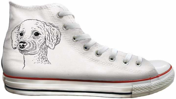 Baggins Original Hi top Poodle Dark Edge