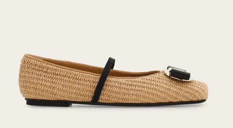 Zina New Vara plate ballet flat Mesh Cool Stone Glam