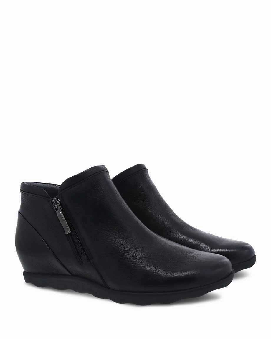 Dansko Women's Miki Black Burnished Nubuck Anti-slip